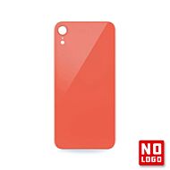 Buy reliable spare parts with Lifetime Warranty | Big Hole No Logo Rear Glass Cover for iPhone XR Coral | Fast Delivery from our warehouse in Sweden!