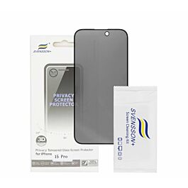 Svensson Plus Privacy Tempered Glass Screen Protector for iPhone 15 Pro - Thepartshome.eu