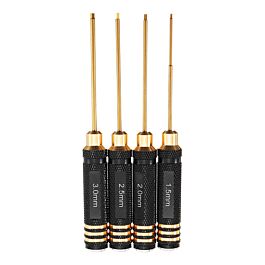 1.5/2.0/2.5/3.0mm Hexagon Screwdriver for RC Models Quadcopter Car Boat Drone Repair 4 pcs/set