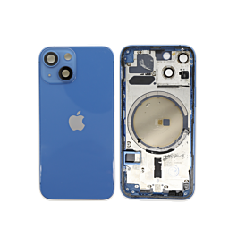 iPhone 13 Mini Back Housing Original Pulled Blue - Thepartshome.eu