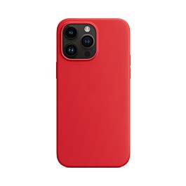 Buy reliable spare parts with Lifetime Warranty | Silicone Case with Magsafe for iPhone 14 Pro Max Premium Red | Fast Delivery from our warehouse in Sweden!