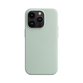 Buy reliable spare parts with Lifetime Warranty | Silicone Case with Magsafe for iPhone 14 Pro Premium Eucalyptus (Green) | Fast Delivery from our warehouse in Sweden!