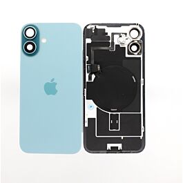 iPhone 16 Plus Rear Glass With Wireless Charging And  Camera Lens Original Pulled Teal - Thepartshome.eu