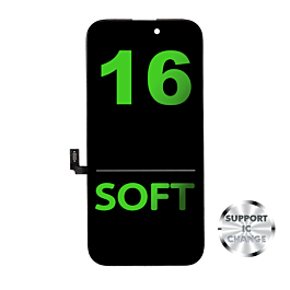 Screen Assembly for iPhone 16 Soft OLED Support IC Change