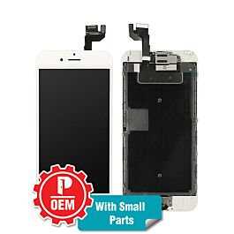 Display Assembly with Small Parts for iPhone 6S White OEM