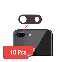 Back Camera Lens with Adhesive without Metal Ring for iPhone 8 Plus (10pcs/pack)