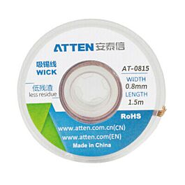 Pure oxygen free copper wire high quality desoldering braid;



Less residue