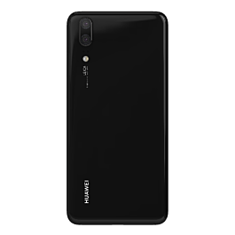 Back Cover With Camera Lens For Huawei P20 - Black Housing Rear Battery Back Cover replacement with camera lens for Huawei P20.