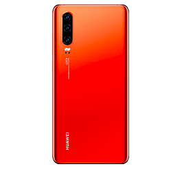 Back Cover With Camera Lens For Huawei P30 - Amber Sunrise Housing Rear Battery Back Cover replacement with camera lens for Huawei P30.