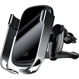 Baseus Rock-solid Electric Car Holder 10W Auto Induction Wireless charger Black