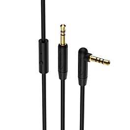 Borofone BL5 Audio AUX Cable Male to Male with Microphone Black