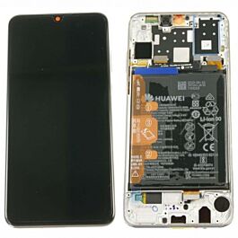 Screen Assembly with Battery for Huawei P30 Lite Service Pack Pearl White