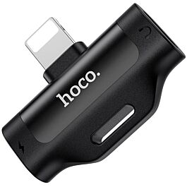 HOCO LS31 Lightning to dual Lightning Adapter Black