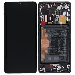 LCD Assembly with Battery for Huawei P30 Pro - Original Service Pack - Black