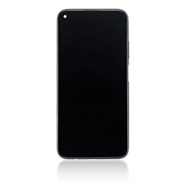 Huawei P40 Lite Display Assembly with Frame OEM Black - Thepartshome.se§