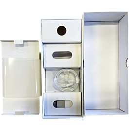 used phone box with accessories
