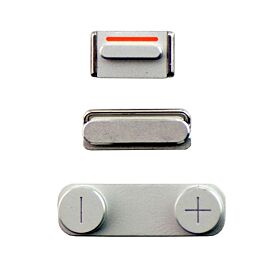Side Buttons for iPhone 5 - White