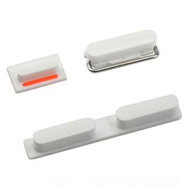 Side Buttons for iPhone 5C - White