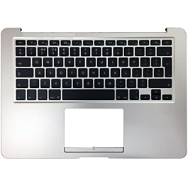 Buy reliable spare parts with Lifetime Warranty | Topcase with Keyboard UK English Layout for MacBook Air A1466 2013-2017 Silver | Fast Delivery from our warehouse in Sweden!