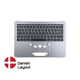 Køb pålidelige MacBook reservedele med livstidsgaranti |Topcase med Keyboard Dansk Layout til MacBook Pro A1708 Space Grey | Danish Keyboard Hurtig levering fra Sverige til Denmark!