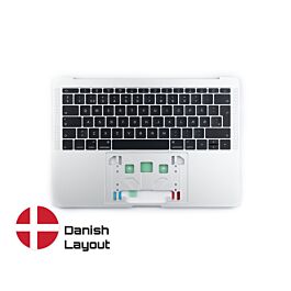 Køb pålidelige MacBook reservedele med livstidsgaranti |Topcase med Keyboard Dansk Layout til MacBook Pro A1708 Silver | Danish Keyboard Hurtig levering fra Sverige til Denmark!