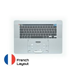 Achetez des pièces détachées MacBook fiables avec une garantie à vie | Topcase avec Clavier Disposition Français pour MacBook Pro A2141 Space Grey | French Keyboard Livraison rapide de la Suède vers la France !