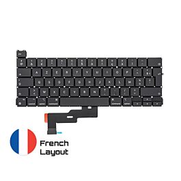 Achetez des pièces détachées MacBook fiables avec une garantie à vie | Disposition française du clavier uniquement pour MacBook Pro 13-inch A2338 | French Keyboard Livraison rapide de la Suède vers la France !