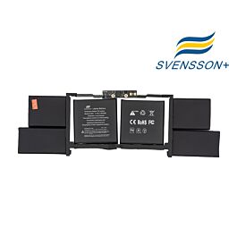 Buy reliable spare parts with 12-months Warranty | Svensson Plus Battery A1953 for MacBook Pro 15-inch A1990 (2018-2019) | Fast Delivery from our warehouse in Sweden!