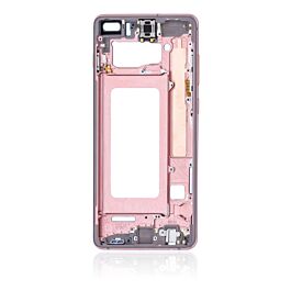 Samsung Galaxy S10 Plus Pink Mid Frame Housing with Small Parts - Thepartshome.se