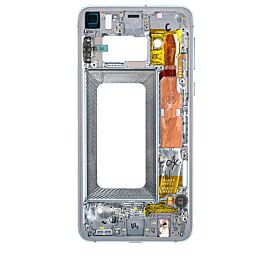 Samsung Galaxy S10e White Mid Frame Housing with Small Parts - Thepartshome.se