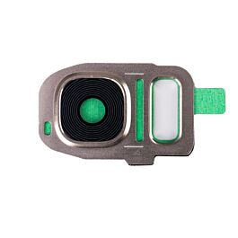 Samsung Galaxy S7 Edge Camera Lens Cover with Frame Holder Original - Gold