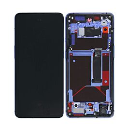 Buy reliable spare parts with Lifetime Warranty | Screen Assembly With Frame for OnePlus 7T Refurbished Glacier Blue | Fast Delivery from our warehouse in Sweden!