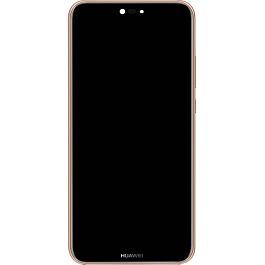 Original Refurbished Screen With Frame For Huawei P20 Lite - Sakura Pink