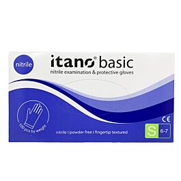 Nitrile Gloves Blue Powder Free S 100pcs/pack