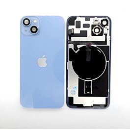 iPhone 14 Plus Rear Glass With Wireless Charging And  Camera Lens Original Pulled Blue - Thepartshome.eu