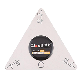 QIANLI ToolPlus 0.1mm Triangle Shaped Ultrathin Stainless Steel Pry Opening Tool With Scale