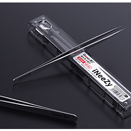Nonmagnetic Hand-polished Stainless Steel Tweezer YK-02 Wide Type