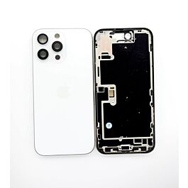 iPhone 16 Pro Max Back Housing Original Pulled White Titanium - Thepartshome.eu