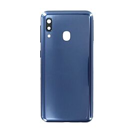 Buy reliable spare parts with Lifetime Warranty | Samsung Galaxy A20e Back Cover Blue OEM | Fast Delivery from our warehouse in Sweden!