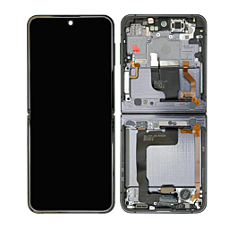 Screen Assembly for Samsung Galaxy Z Flip4 Graphite With Frame Original Pulled