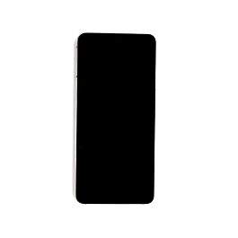 Samsung Galaxy S21 Silver Screen With Frame Original Pulled - Thepartshome.eu