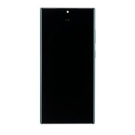 Buy reliable spare parts with Lifetime Warranty | Galaxy S23 Ultra Display Assembly Frame Green | Fast Delivery from our warehouse in Sweden!