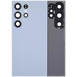 OEM Back Cover with Camera Lens for Samsung Galaxy S24 Ultra Titanium Blue - Thepartshome.eu