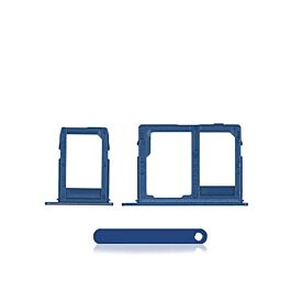 Samsung Galaxy A6 Plus SIM Tray Blue Original - Thepartshome.se