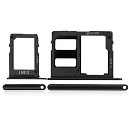 Samsung Galaxy A6 SIM Tray Black Original - Thepartshome.se