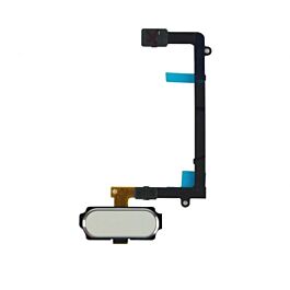 Samsung Galaxy S6 Edge (G925F) Home Button with Flex Cable [White][Original]