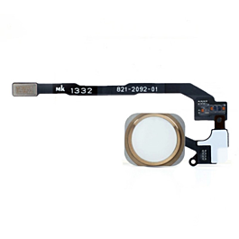 Home Button with Flex Cable for iPhone SE - Gold