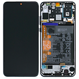 Screen Assembly with Battery for Huawei P30 Service Pack Midnight Black