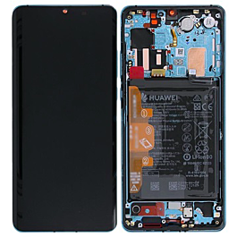 LCD Assembly with Battery for Huawei P30 Pro - Original Service Pack - Aurora