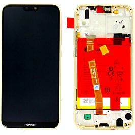 LCD Assembly & Battery for Huawei P20 Lite Service Pack Platinum Gold